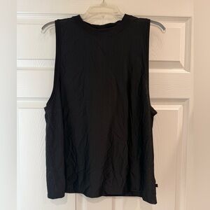 Lululemon All Yours Mesh Tank Women’s 6 Medium Black Athletic Workout Gym